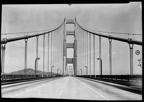 Detail view of Golden Gate Bridge, San Francisco