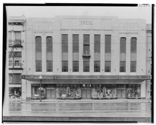 S.H. Kress Store, 254 East Colorado, Pasadena. 1936