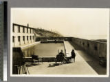 Swimming pool at beach (Venice, California?)