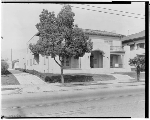 Apartment building, 775 East Colorado, Pasadena. 1925