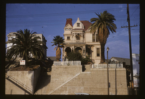 Old Victorian home on Sunset Boulevard