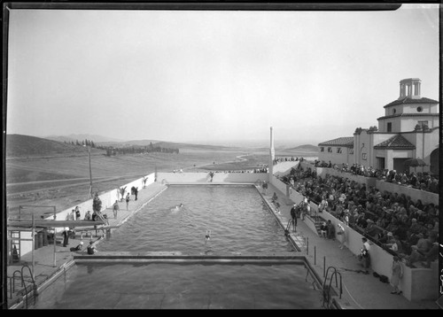 Opening of pool, Norco. 1928