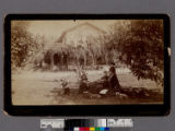 Halsted family members at the family home, Alhambra