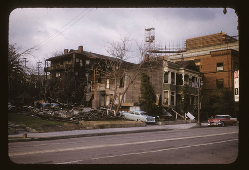 Olive Street between 1st and 2nd Streets