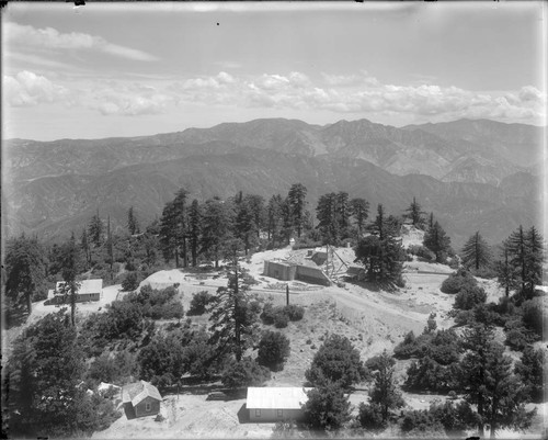 Building site of the 100-inch telescope dome, Mount Wilson Observatory