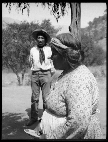 Pete and Mary Jololla. Yokuts. Tule River Reservation