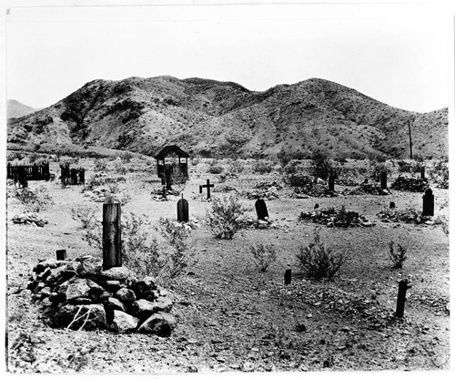 The old cemetery at Calico