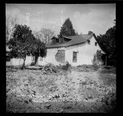 Wm Stockton home, San Gabriel, Calif