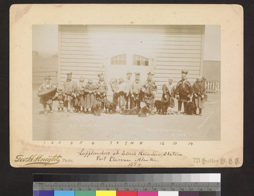 U.S. Government Reindeer Herders Port Clarence, Alaska 1894