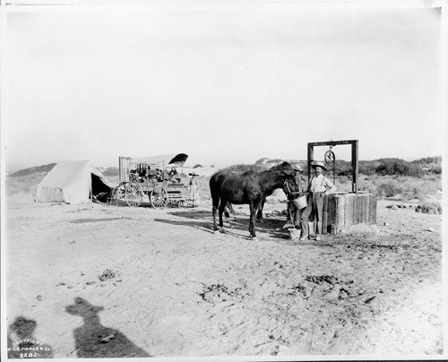 Indian Wells, Colorado Desert on Butterfield stage line