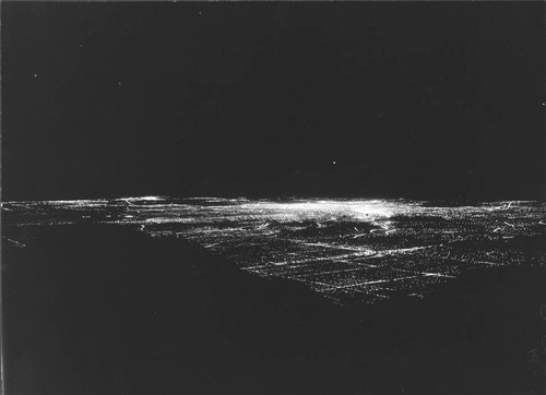 Night view of Pasadena, as seen from Mount Wilson