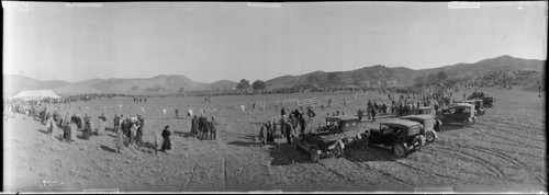 Opening Mulholland Drive, Los Angeles. December 27, 1924