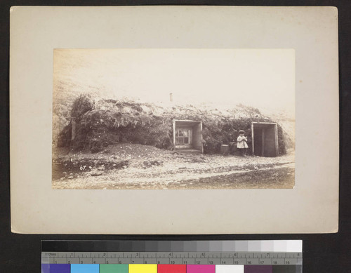 Native hut of the Aleut--Ounalaska