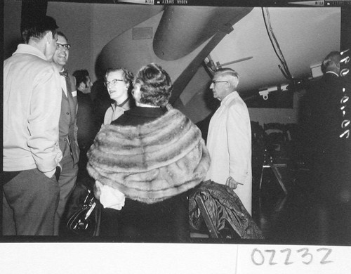 Guests at the dedication of the 60-inch telescope, Palomar Observatory