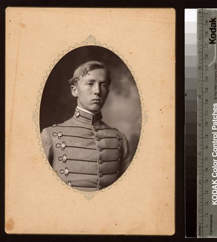 George Smith Patton, Jr. in military academy uniform, 1903-1904