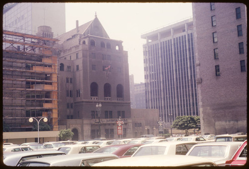 University Club and new buildings on Wilshire Boulevard