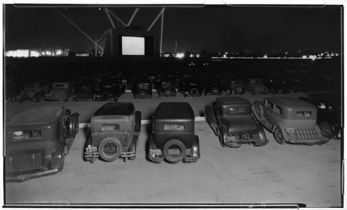 Drive-in theater. 1934