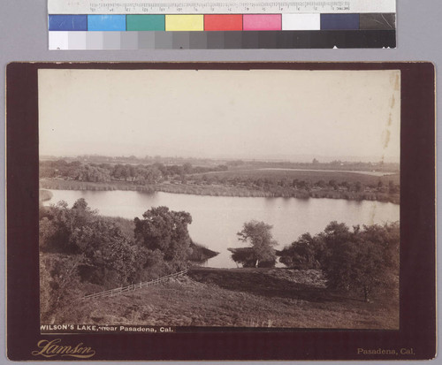 Wilson’s Lake, near Pasadena, Cal