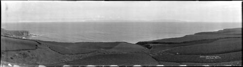 Santa Catalina Island from the Palos Verdes Peninsula. February, 1924