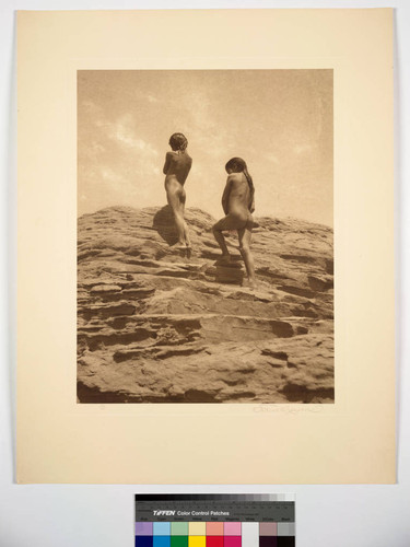 Mojave Indians. California. The photograph was made on the Rio Colorado near the Needles, where in 1911, a number of Mojave Indians were encamped