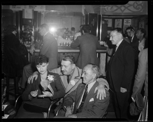 Customers in Melrose Tavern bar, Hollywood