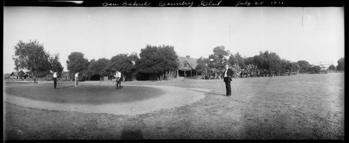 San Gabriel Country Club golf course. 1911