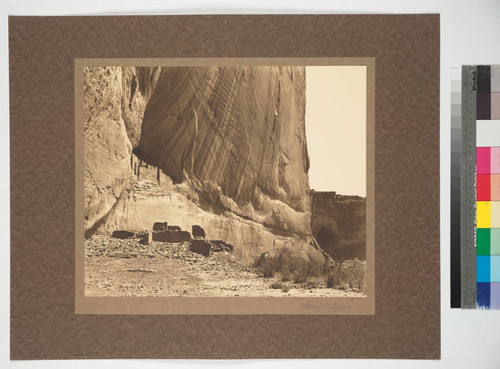 Canyon de Chelly, Arizona. Casa Blanca is one of the finest prehistoric ruins in the Southwest