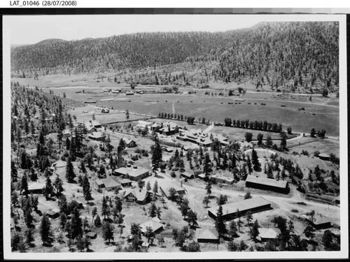 Vermejo lodge from above