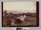 Sierra Madre Mountains in winter, from Carmelita, Pasadena, Cal