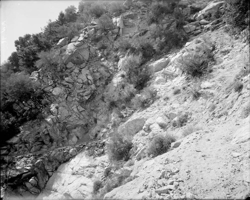 Rock face on Mount Wilson toll road