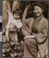 Chinese woman and child, Old Chinatown, Los Angeles