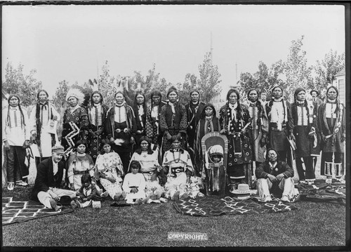 Buckskin Charley and band of Ute Indians