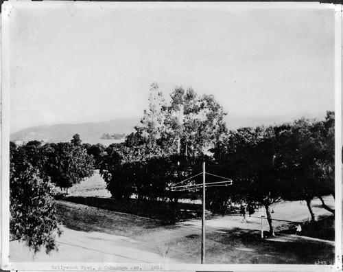 Hollywood Blvd. & Cahuenga Avenue, 1895