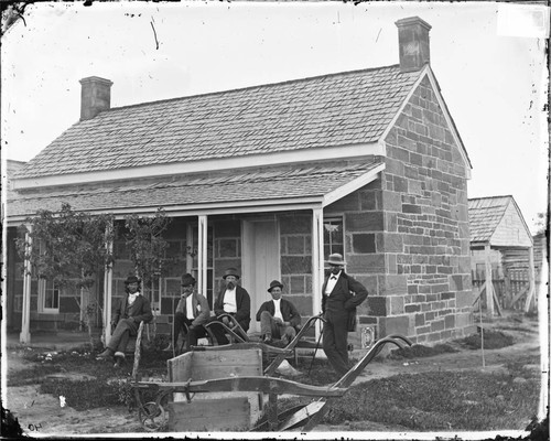 Executive Office of Samuel Checato, Creek Indian Chief and Methodist Presiding Elder at Okmulgee, Indian Territory, 1874