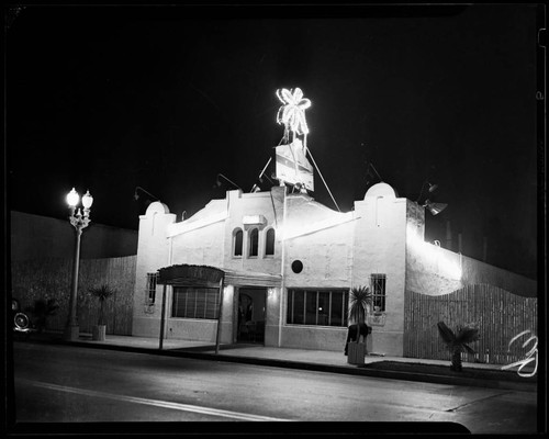 Hawaiian Paradise nightclub, 7566 Melrose Ave., Los Angeles