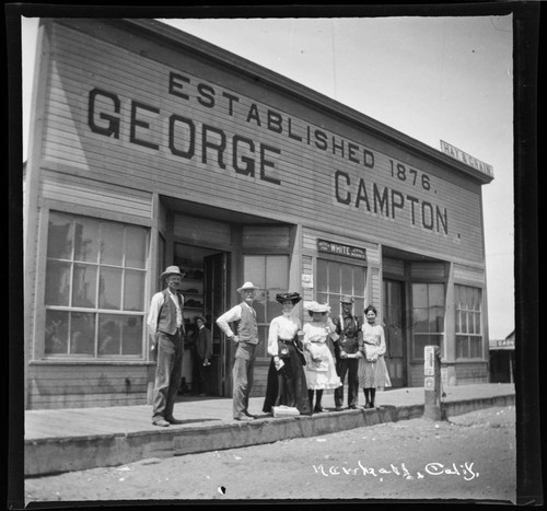 George Campton general store, Newhall, California