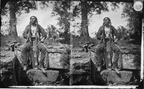 Big Spotted Horse (Pawnee), chief and delegate to the Grand Council, Okmulgee, Oklahoma Territory