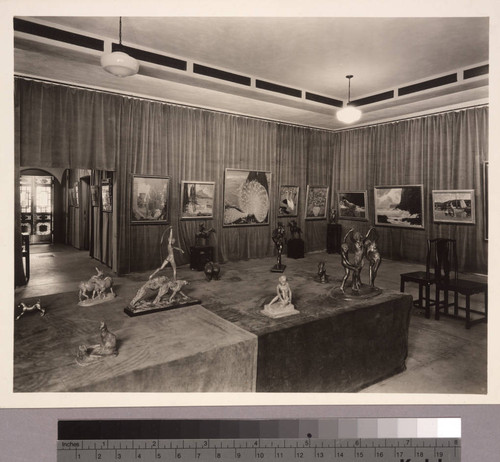 Interior gallery at Grace Nicholson's Treasure House