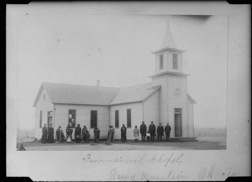 Immanuel Baptist church, Rainy Mountain, Oklahoma Territory