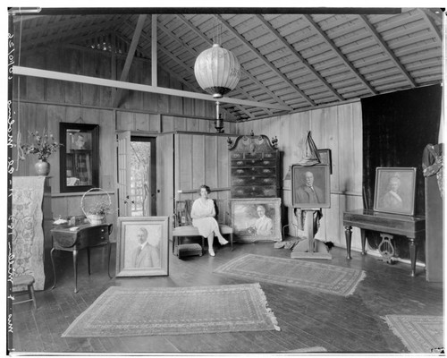 Artist's studio, 182 North El Molino, Pasadena. 1926