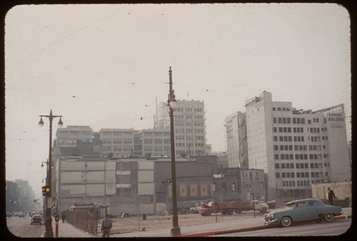 1st Street and Broadway bordered block