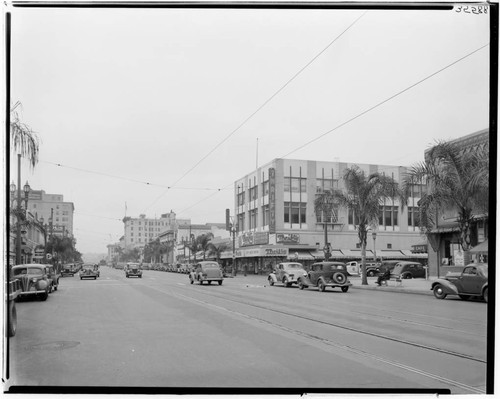 East Colorado looking west, Pasadena. 1937