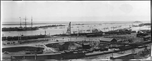 Los Angeles Harbor, San Pedro, Los Angeles. 1905