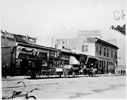 Spring Street and Fifth Streets looking West. Security Bank Building, built in 1906