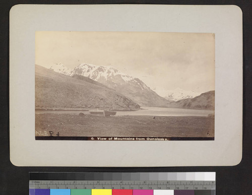 View of mountains from Ounalaska