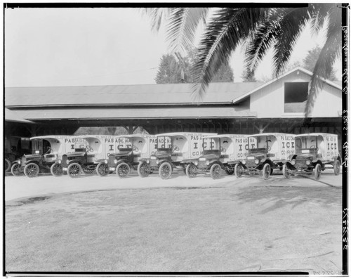 Pasadena Ice Company, 990 South Broadway, Pasadena. 1926