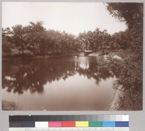 Lower reservoir, San Marino Ranch