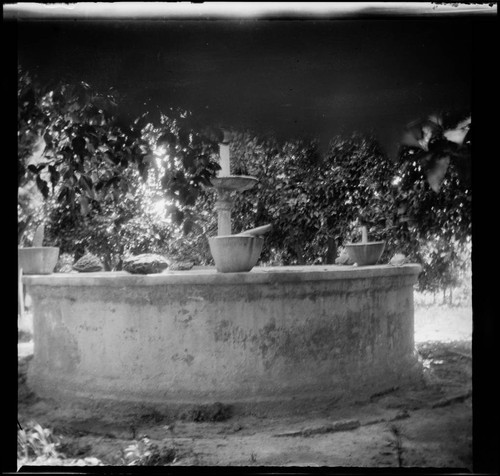 Rancho Camulos fountain