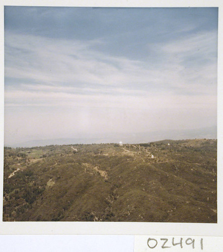 Color aerial view of Palomar Observatory