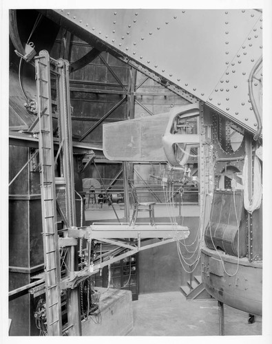 Cassegrain spectrograph attached to the Hooker 100-inch telescope, Mount Wilson Observatory